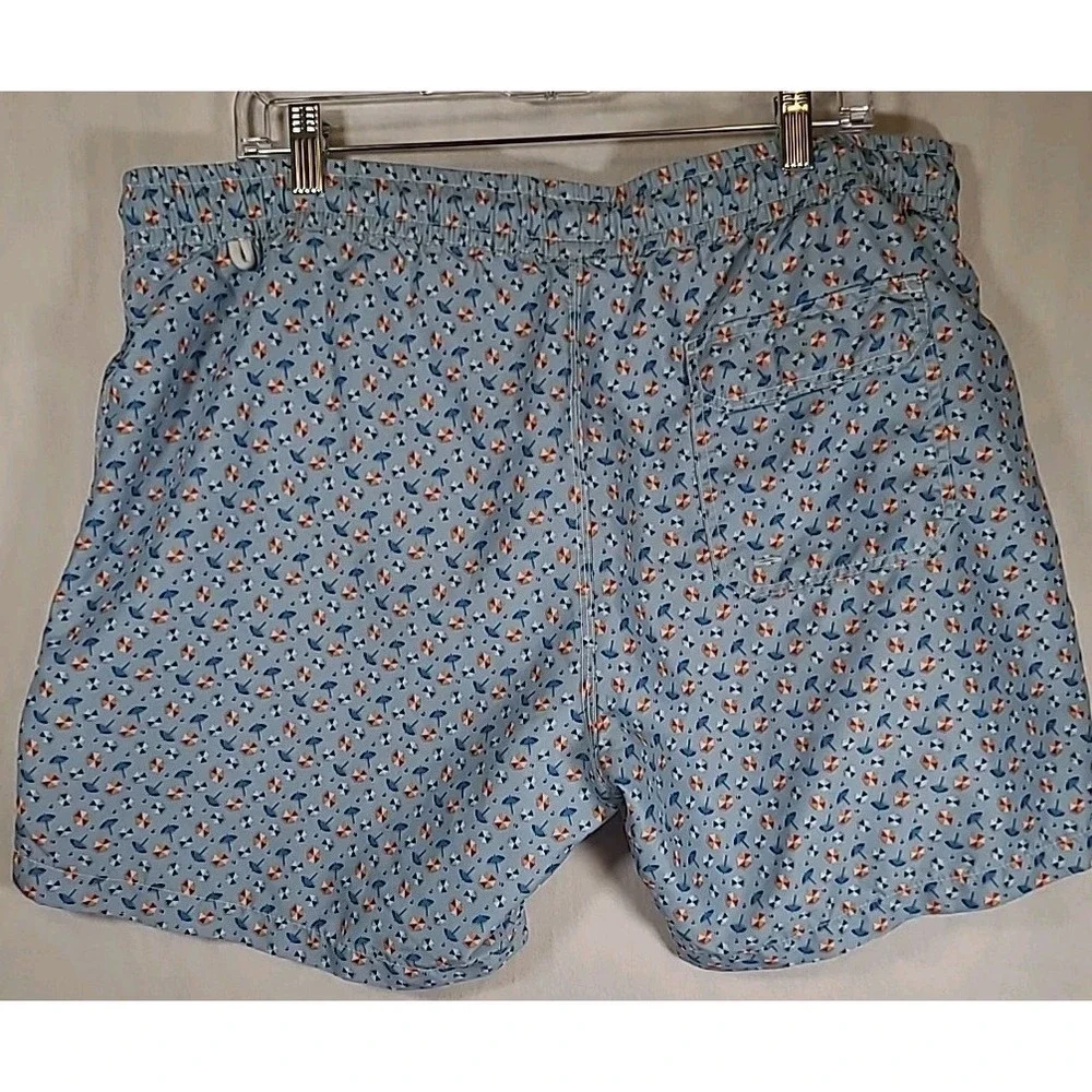 Slate & Stone Swim Trunks Mens Size‎ XL All Over Print Sun Umbrellas